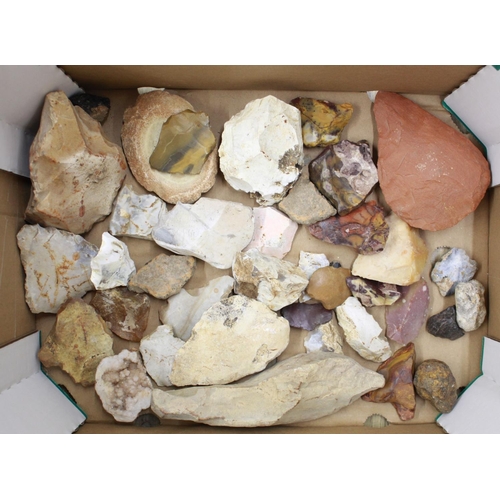 546 - Large selection of flint tools of various types, origins and styles