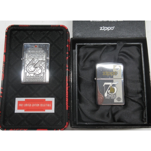 675 - Zippo lighter 65th Anniversary 1932 - 1997, 1997 Limited Edition Collectable and Zippo lighter 24058... 