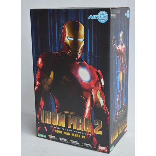 456 - Kotobukiya ARTFX Collectible Toys 1/6 scale pre-painted Marvel Studios Iron Man 2 (Iron Man Mark IV)... 