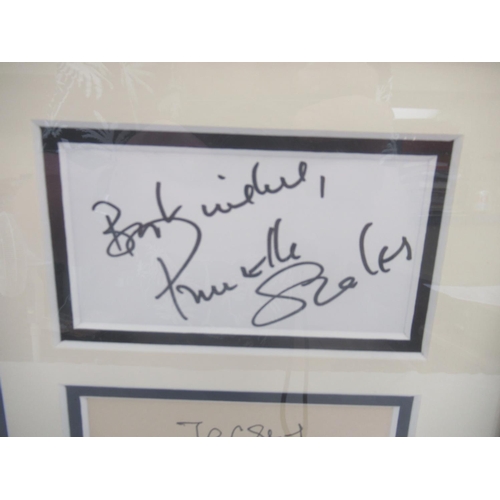 865 - Fawlty Towers multi-signature framed montage with signatures from John Cleese, Prunella Scales, Andr... 