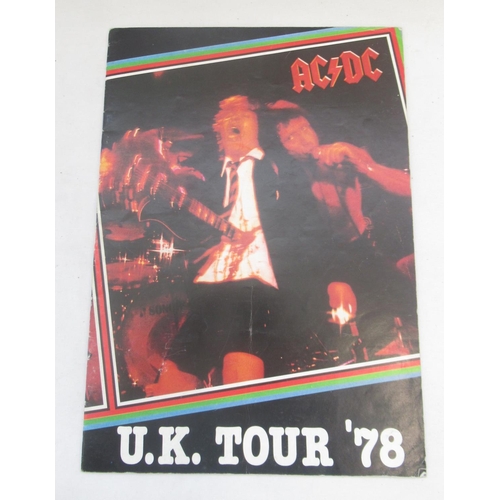 868 - ACDC UK 'If You Want Blood You Got It' 1978 tour programme