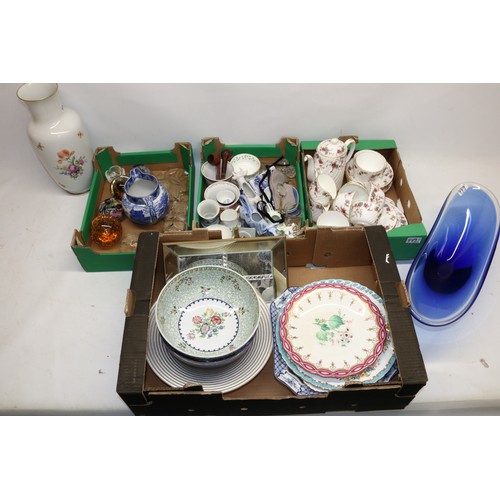 449 - Various collectables incl. Scandinavian glass, paperweights, Cauldon jug, etc.