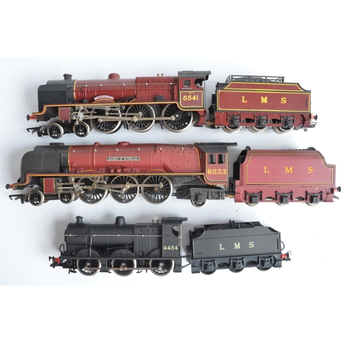 14 - Five boxed OO gauge electric steam train models from Hornby to include R357 LMS 4-6-0 Patriot Class ... 