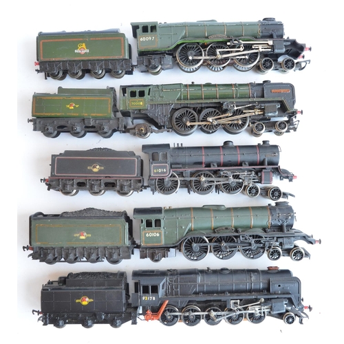 20 - Fourteen previously run OO gauge electric steam train models, various manufacturers to include Tri-a... 