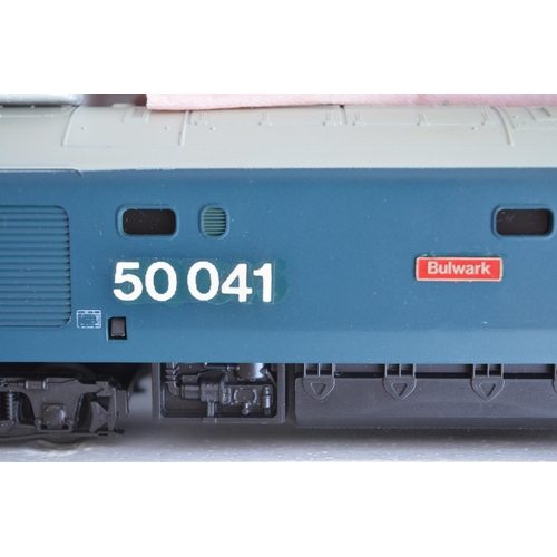 23 - Twelve previously run boxed OO gauge electric diesel Class 50 locomotive train models from Lima, mos... 