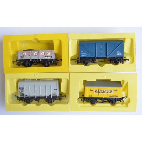 8 - Seven boxed OO gauge Wrenn railway Super Detail wagons to include 2x W4318 Peek Freans ventilated va... 