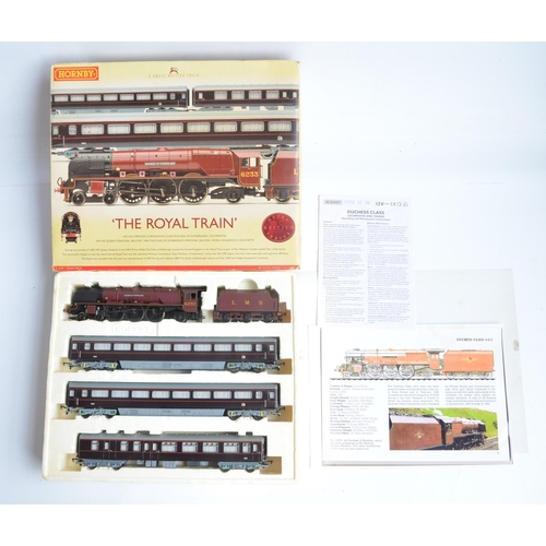 9 - Hornby OO gauge R2370 'The Royal Train' with LMS 4-6-2 Princess Coronation Class 'Duchess Of Sutherl... 