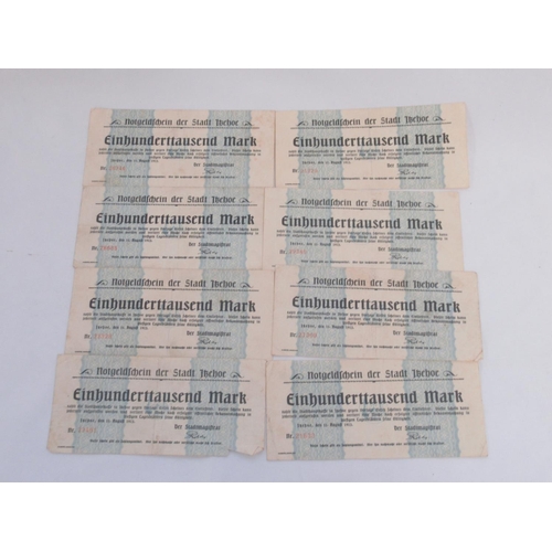 219 - Linder folder containing mixed collection of German banknotes (123)