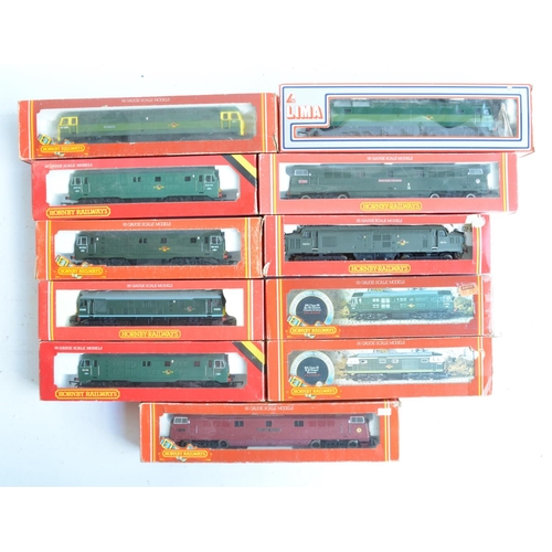 26 - Eleven previously run boxed OO gauge electric diesel locomotive train models (1x Class 25, 4x Class ... 