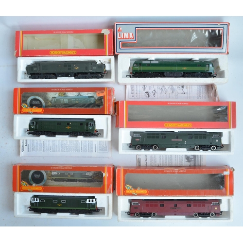 26 - Eleven previously run boxed OO gauge electric diesel locomotive train models (1x Class 25, 4x Class ... 