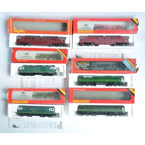 28 - Eleven previously run boxed OO gauge electric diesel locomotive train models (1x Class 25, 2x Class ... 