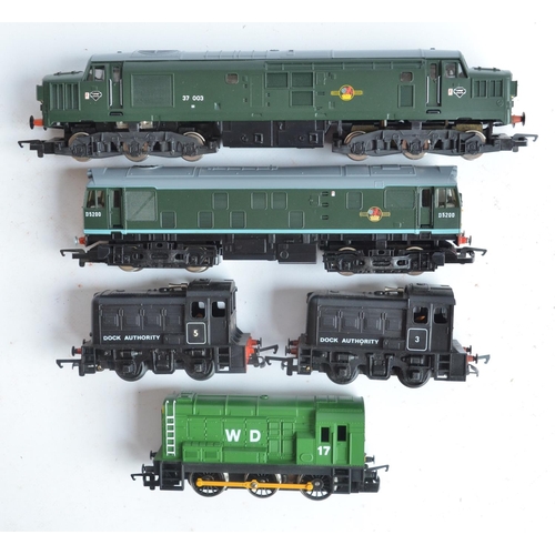 28 - Eleven previously run boxed OO gauge electric diesel locomotive train models (1x Class 25, 2x Class ... 