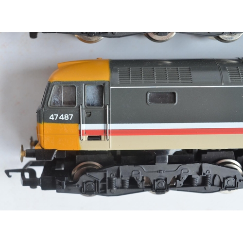 29 - Seven previously run boxed OO gauge electric diesel locomotive train models from Hornby to include 4... 