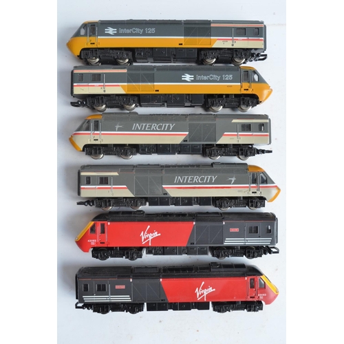 36 - Collection of unboxed previously run OO gauge BR InterCity 125 and Virgin high speed electric train ... 