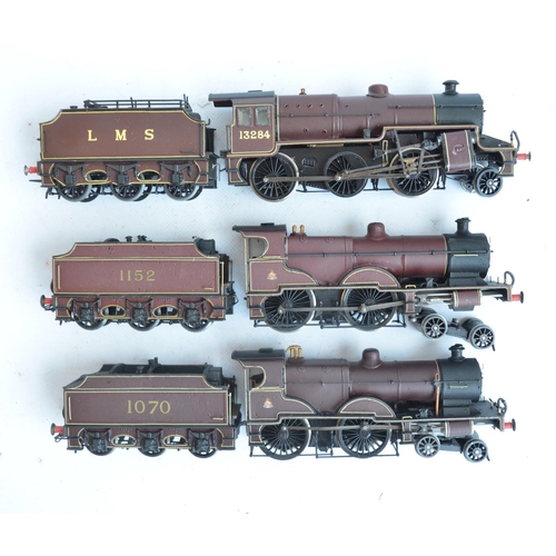 40 - Six kitbuilt white metal and brass OO gauge steam locomotive models with boxes