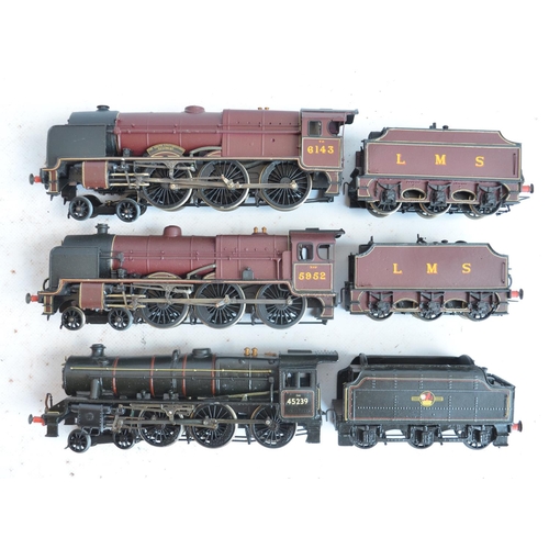 40 - Six kitbuilt white metal and brass OO gauge steam locomotive models with boxes