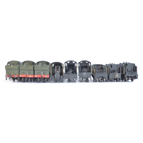 42 - Six kitbuilt white metal and brass OO gauge steam locomotive models, all with boxes