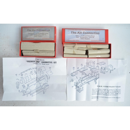 45 - Eight unbuilt OO gauge white metal and brass steam locomotive models from The Kit Connection, all bo... 