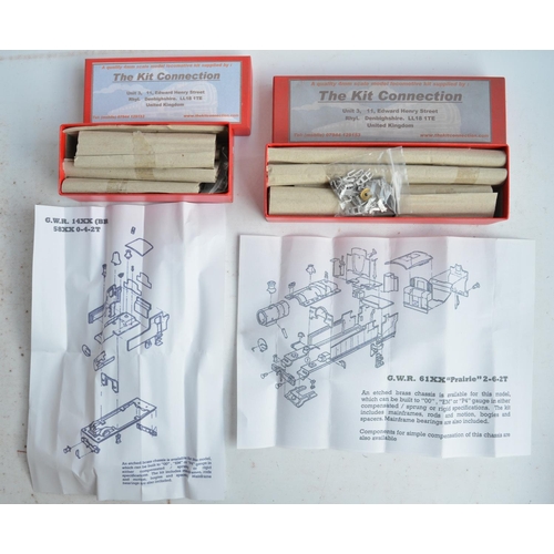 45 - Eight unbuilt OO gauge white metal and brass steam locomotive models from The Kit Connection, all bo... 