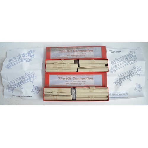 45 - Eight unbuilt OO gauge white metal and brass steam locomotive models from The Kit Connection, all bo... 