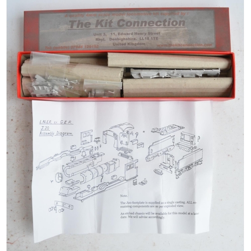 48 - Seven unbuilt OO gauge white metal and brass steam locomotive models from The Kit Connection, all bo... 