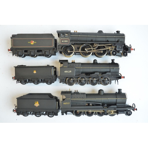 51 - Three kitbuilt white metal and brass OO gauge electric steam locomotive models with boxes