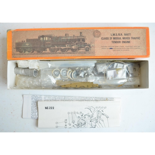 55 - Three unbuilt OO gauge white metal and brass steam locomotive kits GEM, Nu-Cast and another with no ... 