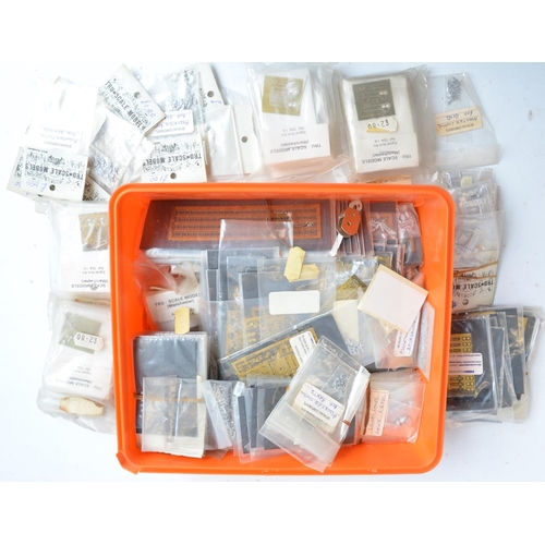 58 - Extensive collection of spare OO gauge railway model kit parts, spares and accessories to include Ga... 