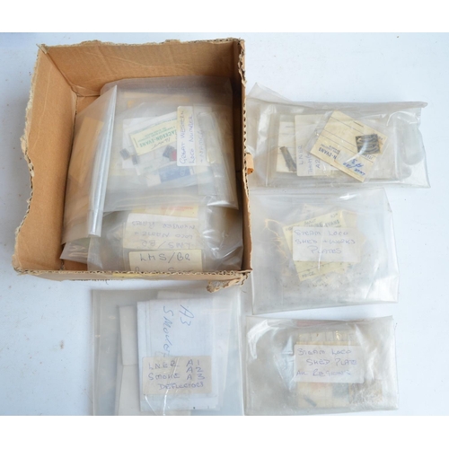 58 - Extensive collection of spare OO gauge railway model kit parts, spares and accessories to include Ga... 