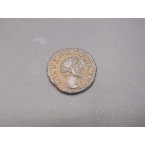 207 - A silver Roman denarius of Antoninus Pius (AD 138-161), posthumous issue struck under Marcus Aureliu... 