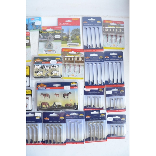 69 - Collection of mostly as new/sealed OO/HO, O and N gauge suitable scenic accessories, various manufac... 