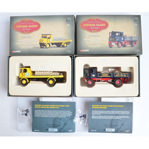 82 - Ten boxed 1/50 scale limited edition diecast Vintage Glory Of Steam series models from Corgi to incl... 