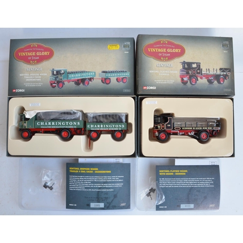 82 - Ten boxed 1/50 scale limited edition diecast Vintage Glory Of Steam series models from Corgi to incl... 