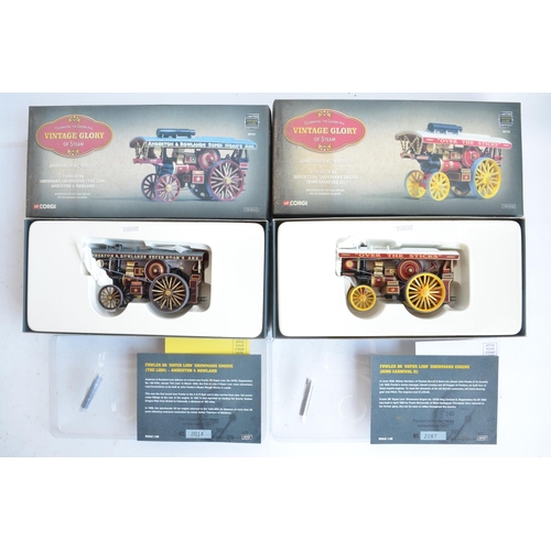 83 - Ten boxed 1/50 scale diecast Vintage Glory Of Steam series models from Corgi (8x limited edition) to... 