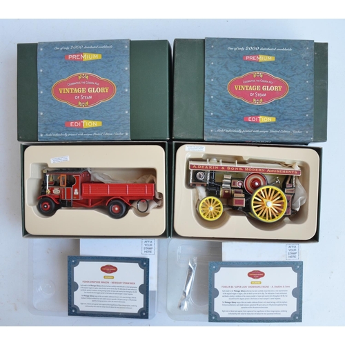 84 - Nine boxed 1/50 scale diecast limited and premium edition Vintage Glory Of Steam series models from ... 