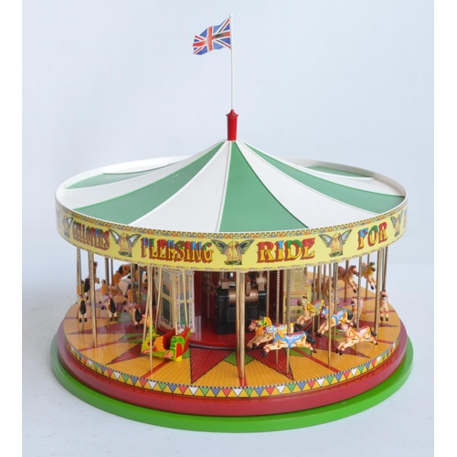 86 - Corgi 1/50 scale limited edition South Down Gallopers fairground carousel model with functioning lig... 