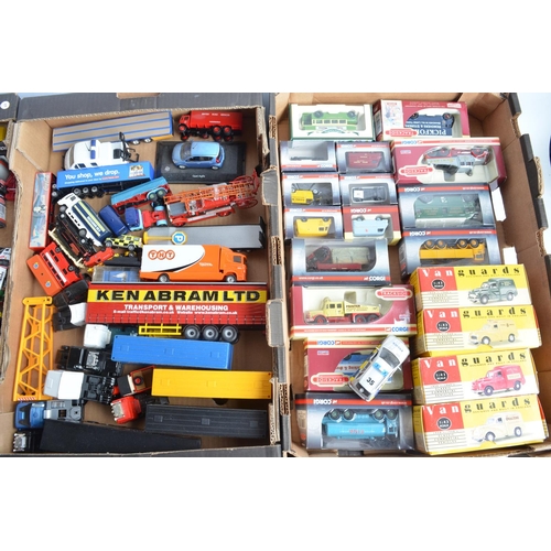 93 - Large collection of diecast model vehicles, various manufacturers to include Corgi, Atlas, lledo, Ox... 