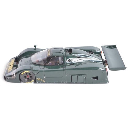 94 - Motorbox highly detailed 1/18th scale Jaguar XJR-9 in good overall condition, please note part of wi... 