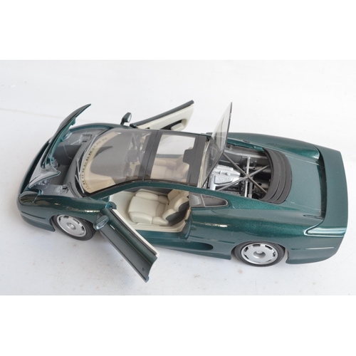 95 - Collection of unboxed diecast Jaguar, McLaren and Ferrari models from Maisto, Hot Wheels, Lledo, NT ... 