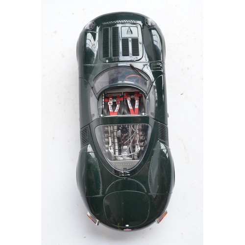 97 - Collection of unboxed 1/18 scale Jaguar car models by Autoart to include an XJ13 (bonnet appears stu... 