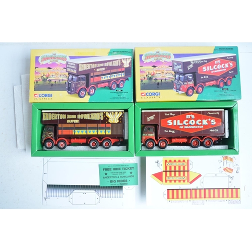 98 - Collection of boxed diecast vehicle and truck models from Corgi and Atlas Editions including Eddie S... 