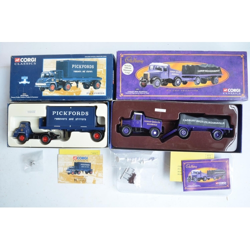 98 - Collection of boxed diecast vehicle and truck models from Corgi and Atlas Editions including Eddie S... 