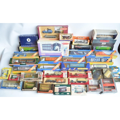 99 - Extensive collection of diecast model vehicles from Corgi, Lledo Vitesse, Matchbox and EFE, model co... 