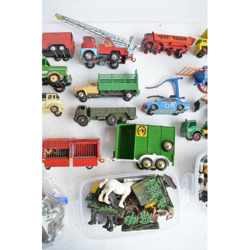 109 - Collection of model vehicles  to include vintage examples from Corgi, Dinky etc, also 1/32 Britain's... 