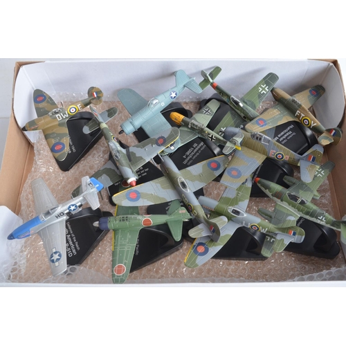 112 - Collection of previously displayed model aircraft from Corgi, Amer etc, all A/F, most with damage fo... 