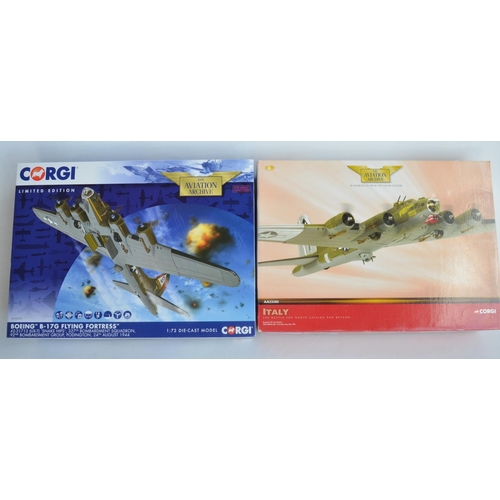 119 - Two Corgi Aviation Archive limited edition diecast B-17G Flying Fortress models to include AA33320 '... 