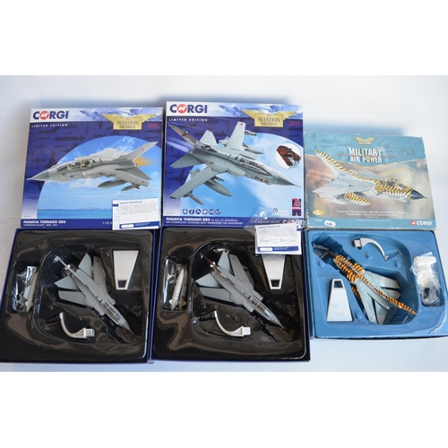 123 - Collection of Corgi Aviation Archive diecast 1/72nd scale Tornado's to include 5 in good to very goo... 