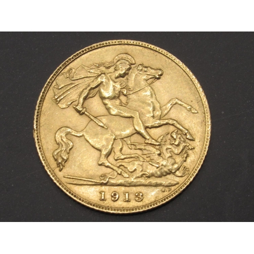 231 - George V 1913 Half-Sovereign