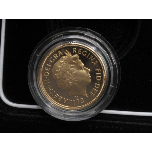 236 - Royal Mint - The 2003 UK Gold Proof Sovereign No.14938/15000, encapsulated in original case with COA