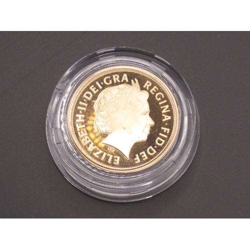 237 - Royal Mint - The 2004 UK Gold Proof Sovereign No.03346/15000, encapsulated in original case with COA